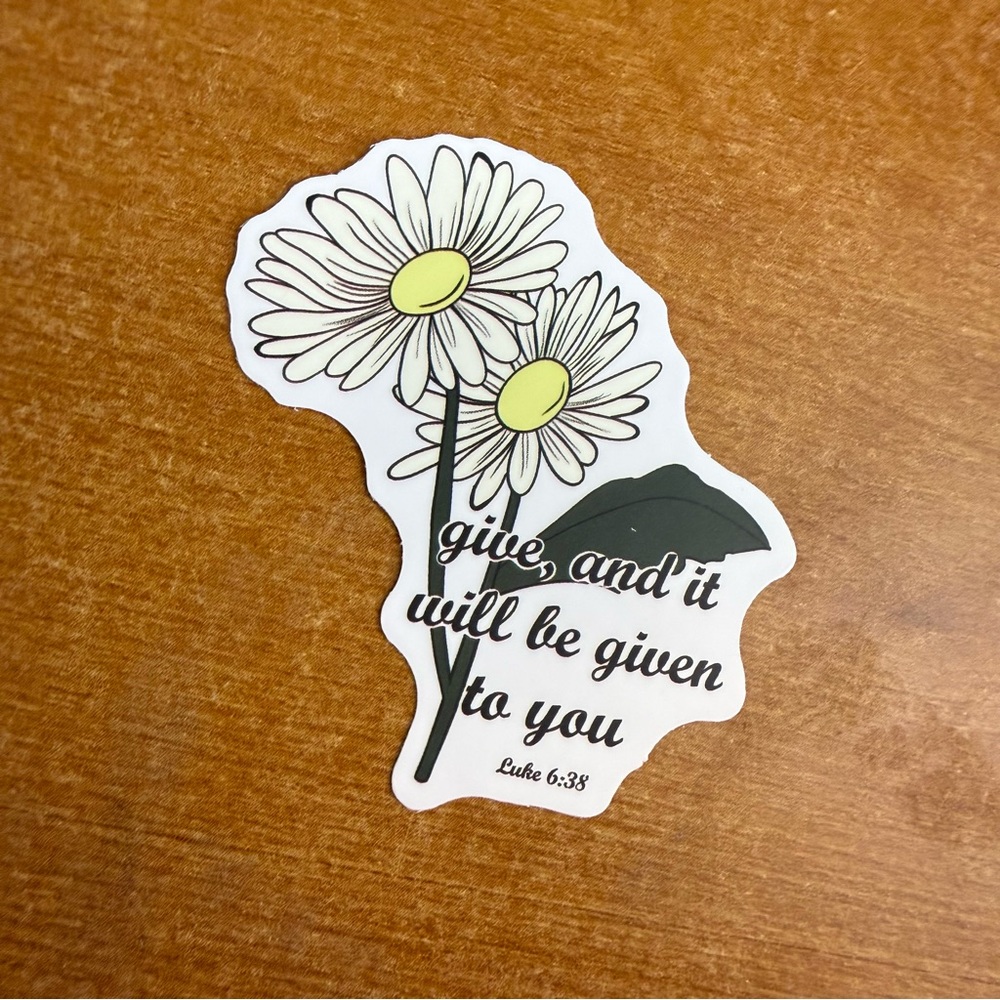 Inspirational‎ Daisy Sticker